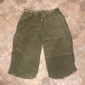 Umgee wide leg cropped pants size 1XL